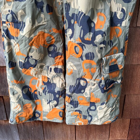 EUC Columbia Convert Omni-Tech Graphic Camo Snowboard Snow Pants in Youth 14-16 - Picture 11 of 12